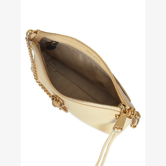 NEW Rebecca Minkoff Megan Leather Crossbody Bag - Latte - Picture 3 of 3